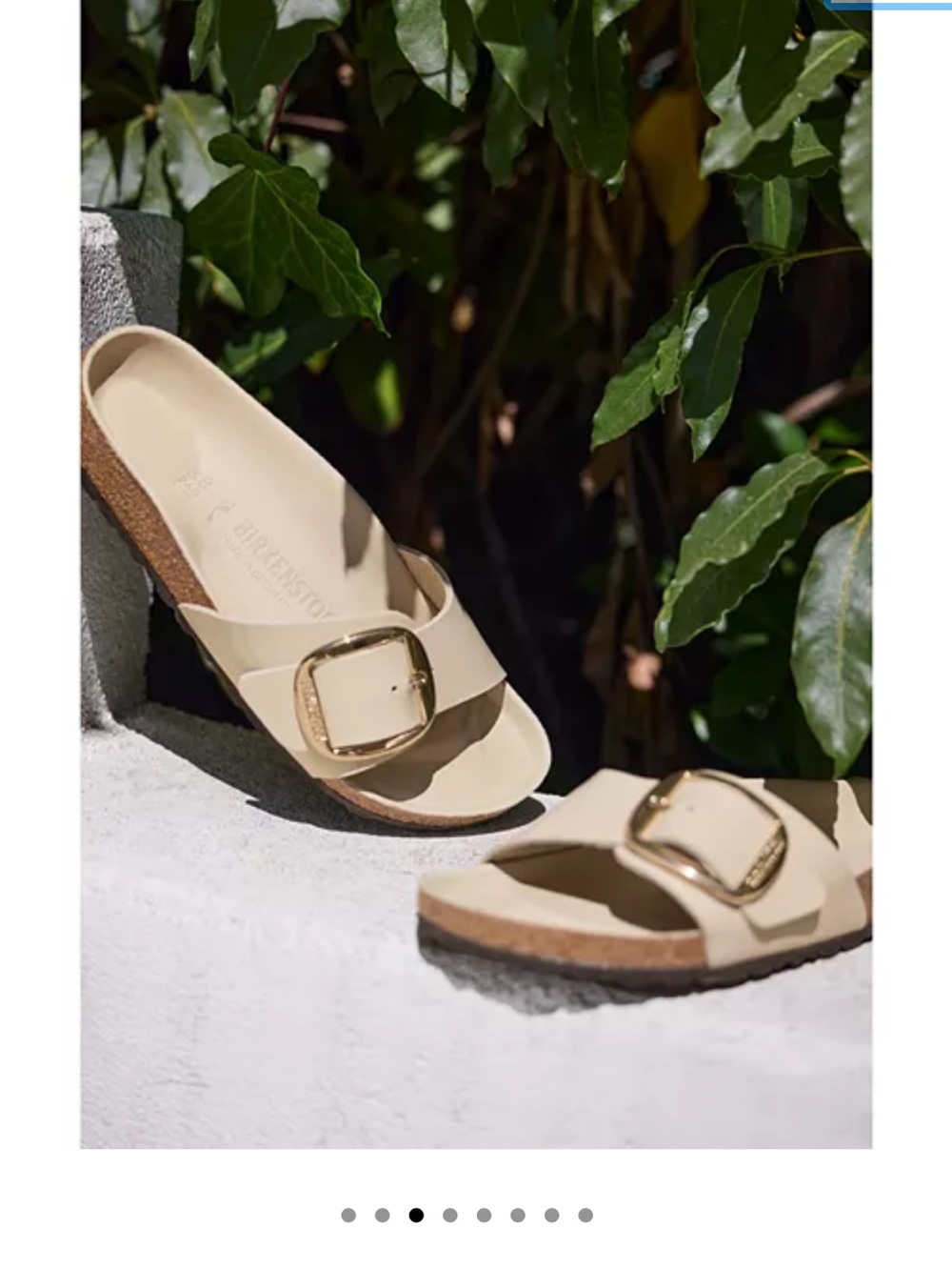 Birkenstock Madrid Big Buckle in Cream